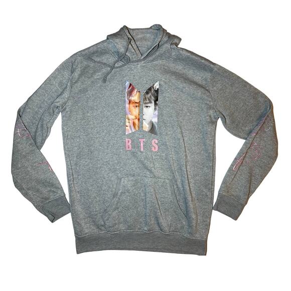 BTS 95 Jimin Gray Hoodie Size M / L ? - Picture 1 of 6